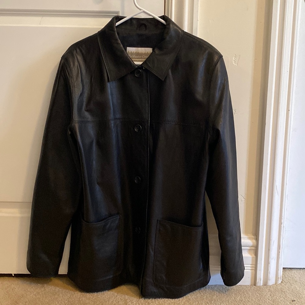 Coldwater Creek Leather Jacket
